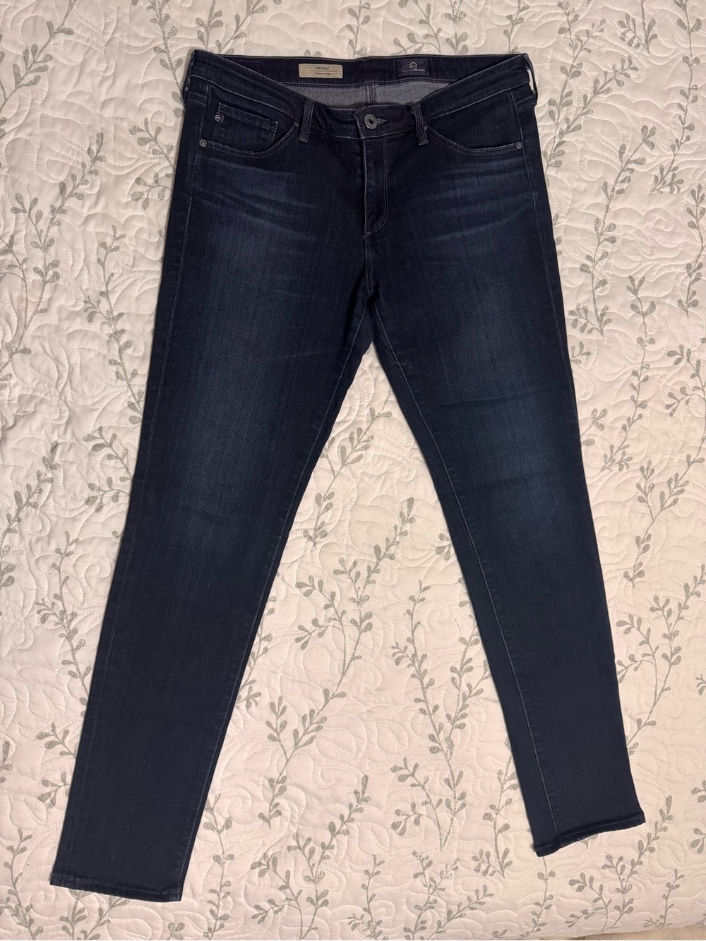 AG Adriano Goldschmmied Dark Indigo Skinny Jeans